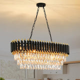 Modern Crystal Chandelier 12 Lights Gold Chandeliers for Dining Room Chandeliers Crystal Living Room