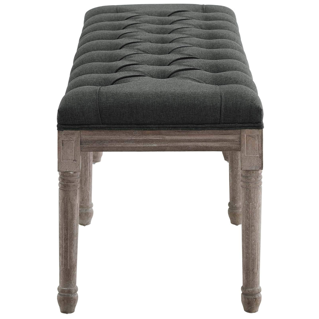 Province French Vintage Upholstered Entryway Bench