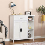 Bathroom Cabinet, Floor Storage Cabinet with Doors and Shelves, Coffee Bar Cabinet
