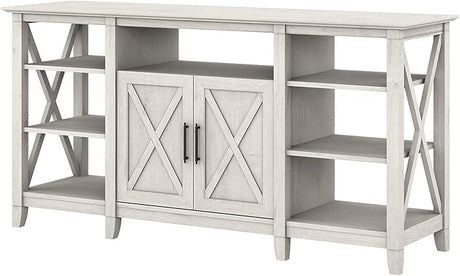 West Tall Stand for 65 Inch TV, Farmhouse Entertainment Center with Storage