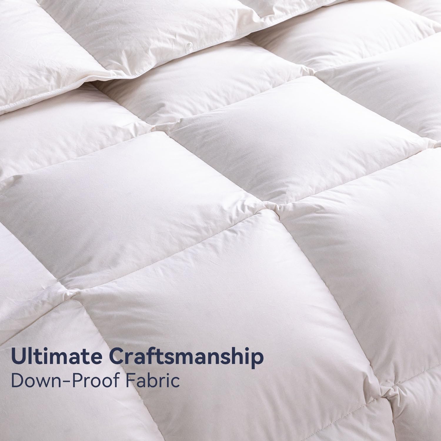 Oversized King Goose Feather Down Comforter - 700+ Fill Power