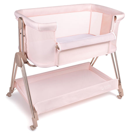 Bedside Sleeper - Bassinet & Bedside Crib with Height Adjustment & Wheels