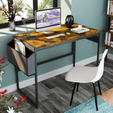 Computer Desk 39-Inch Writing Desk Home Office Small Study Workstation Industrial Style