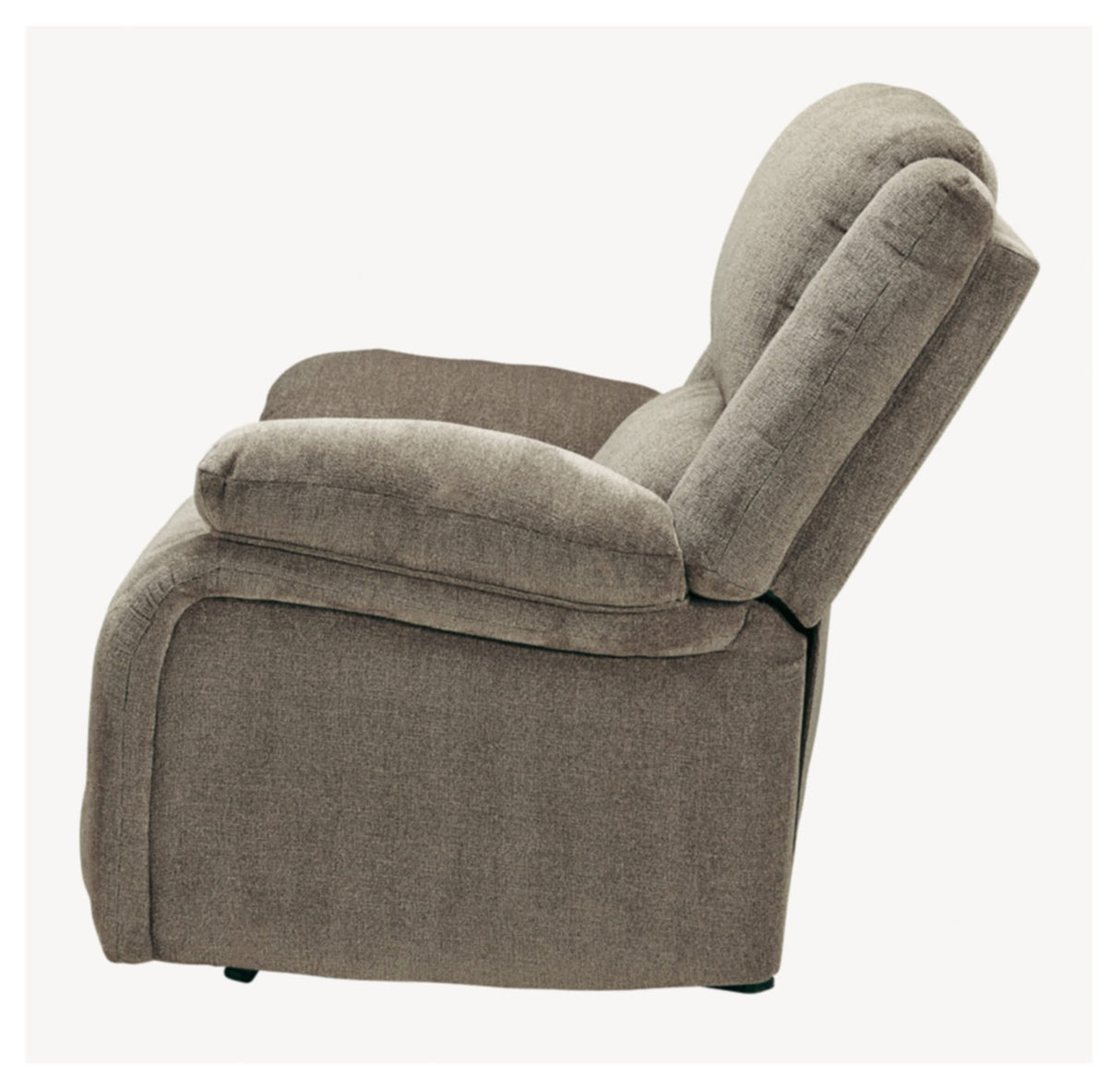 Draycoll Plush Manual Pull-Tab Rocker Recliner, Light Brown