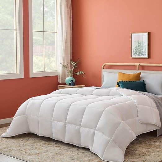 Reversible Down Alternative Comforter and Duvet Insert - All-Season Comforter