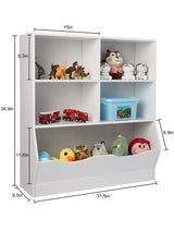 Toy Organizers and Storage, Kids Bookshelf and Bookcase for Playroom