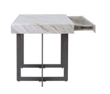 Willy Modern Storage Faux Marble Top 3-Piece Coffee, End and Sofa Table Set