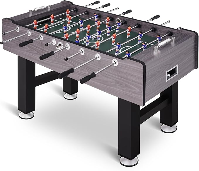 58 Inch Large Size Foosball Table Adult Size, Full Size Soccer Game Table w/2 Balls