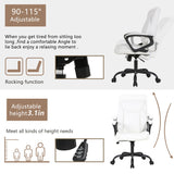 Lenzer Mesh High-Back Task Chair, Gray, BIFMA Compliant