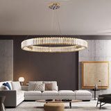 Dining Room Villa Designer Chandelier,Led Light Golden Modern Living Room Crystal