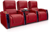 Apex Home Theater Seating - Living Room - Italian Leather - Power Recliner