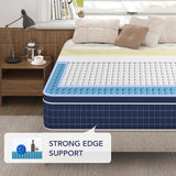 Upgrade Strengthen - 14 Inch Firm Hybrid King Mattress in a Box