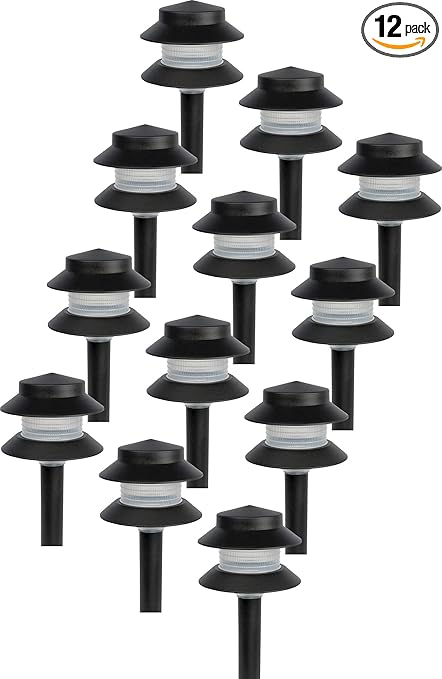 Lumen Modern 2-Tier Low Voltage Path Light