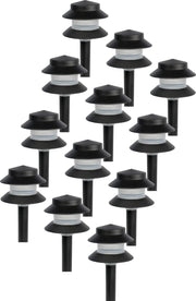 Lumen Modern 2-Tier Low Voltage Path Light