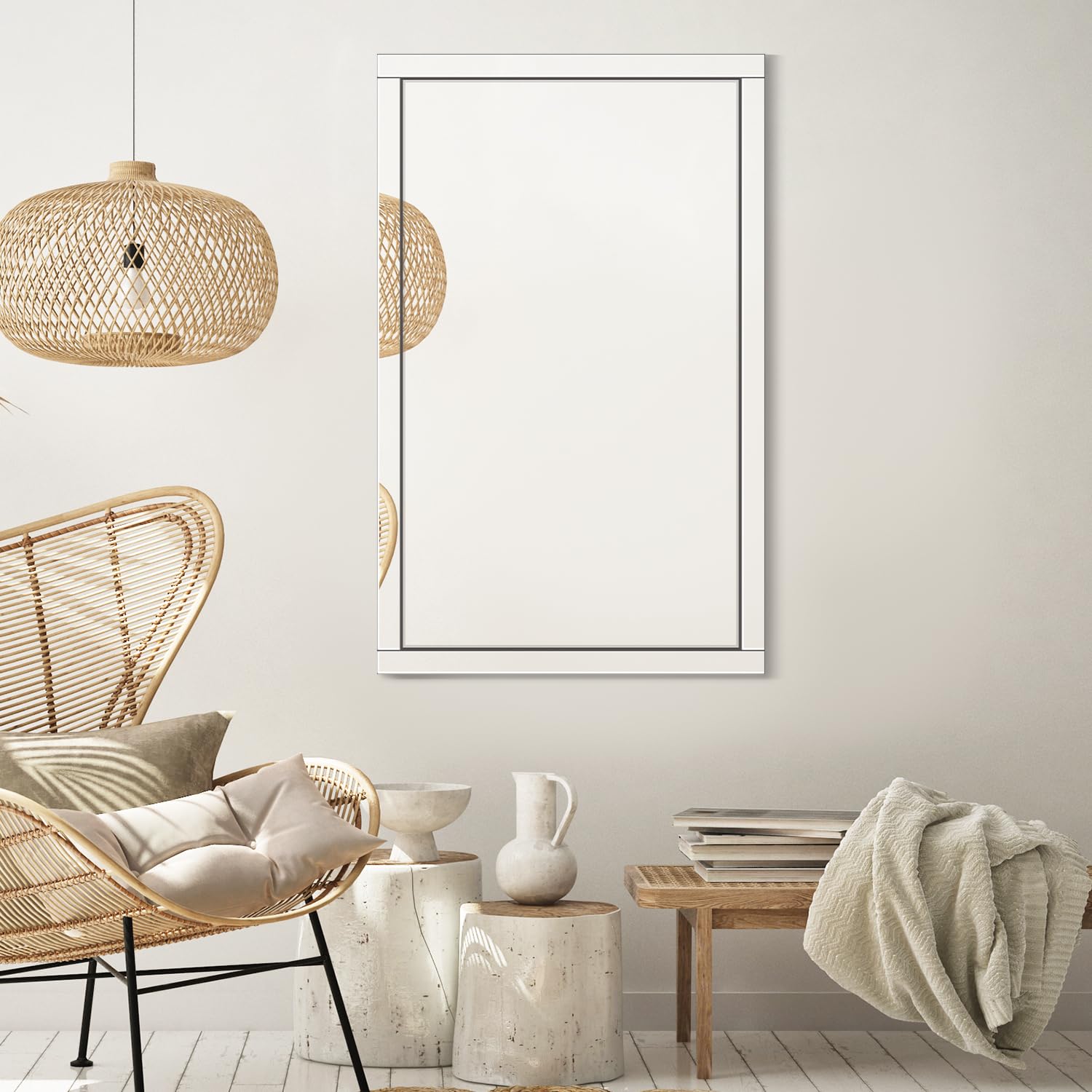 Full Length Wall Mirror  Full Body Mirror Over The Door Long Mirror