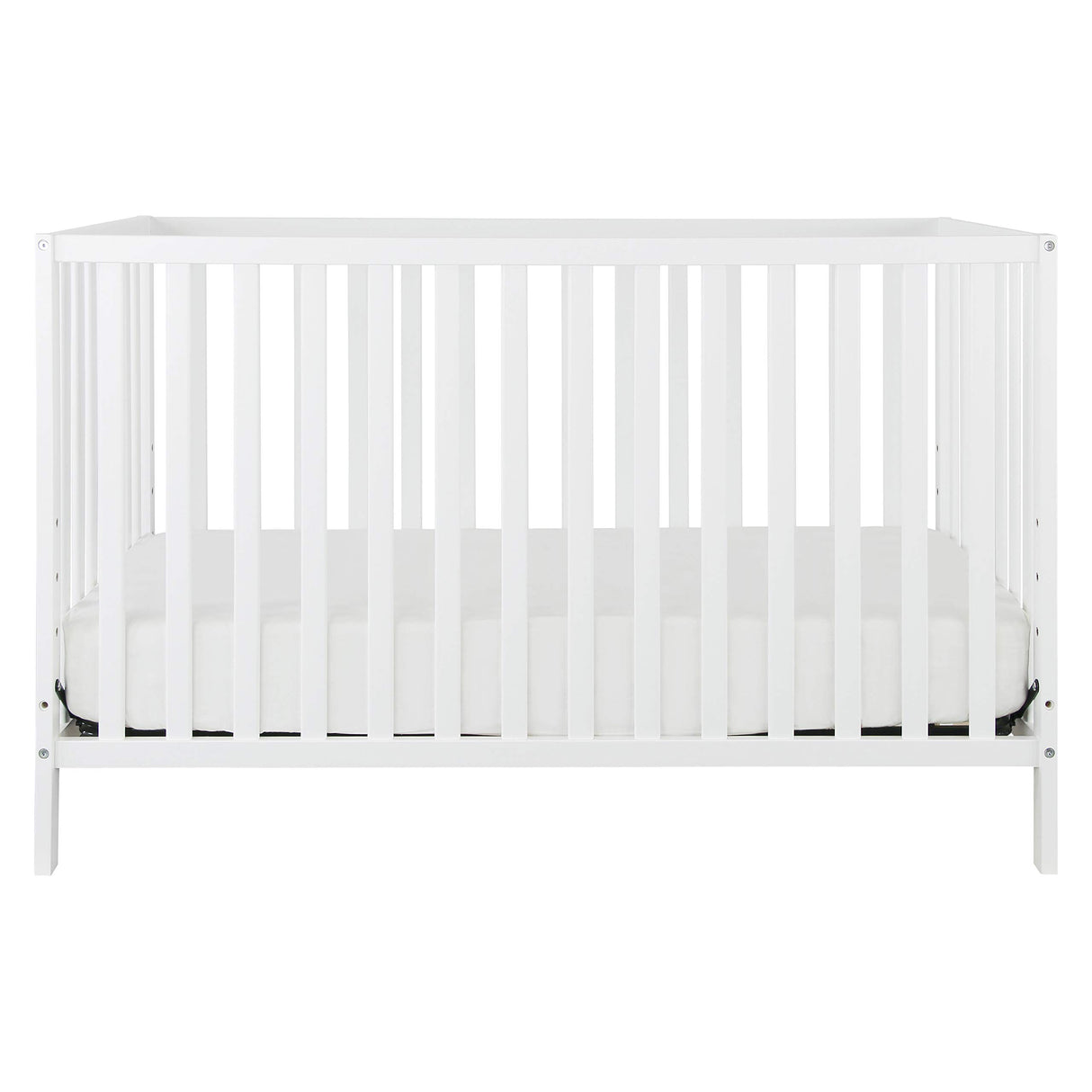 Union 4-in-1 Convertible Crib in White, Greenguard Gold Certified