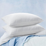 Soft Bed Pillows for Sleeping, Goose Feather Down Pillows Hotel Collection Standard Size