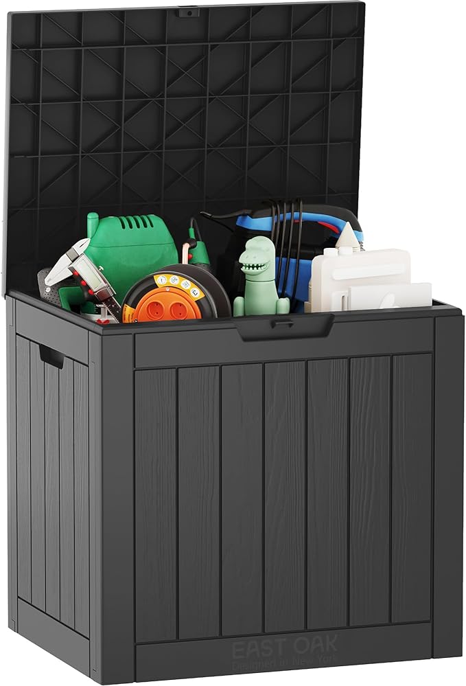 Outdoor Storage Box, 31 Gallon Deck Box Indoor and Outdoor Use