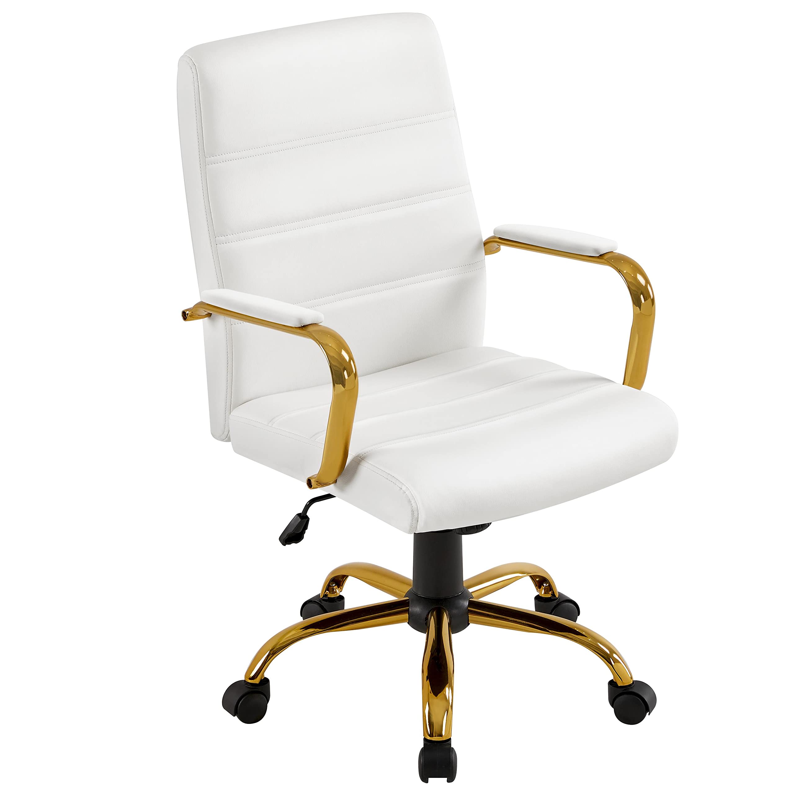Mid-Back Executive Office Chair with Lumbar Support