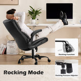 Ergonomic Executive Computer Desk Chairs with Adjustable Flip-up Armrest, Swivel