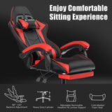 Gaming Chair with Footrest - Ergonomic High Back Reclining Computer Chair