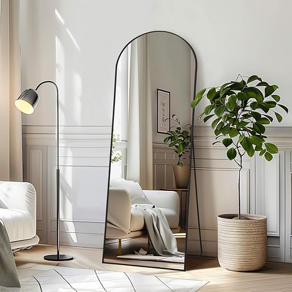 Mirror Full Length, Gold Arched Full Length Mirror