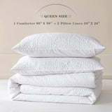 Comforters Queen Set Queen Comforter Set Lightweight and Fluffy Textured Farmhouse