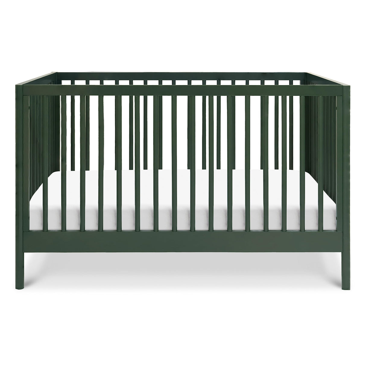 Birdie 3-in-1 Convertible Crib, Forest Green, Easy Assemble,