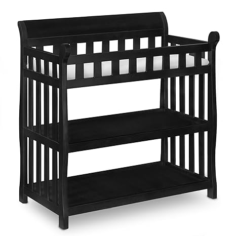 Eclipse Changing Table, Ebony Black