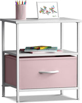 Nightstand with 3 Drawers – Kids Bedside Furniture & Night Stand End Table