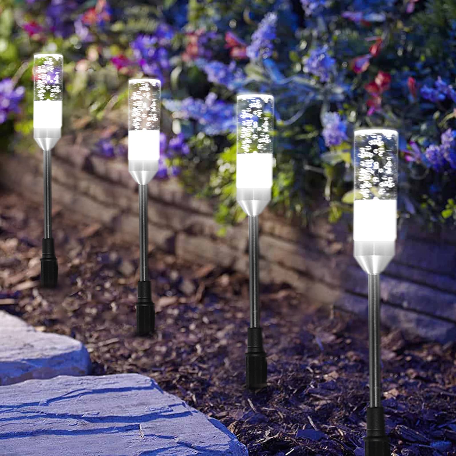 Outdoor Pathway Lights, 6 Pcs LED Path Lights