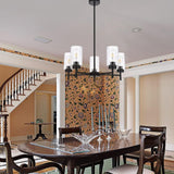 5-Light Farmhouse Chandelier for Dining Room Kitchen Island