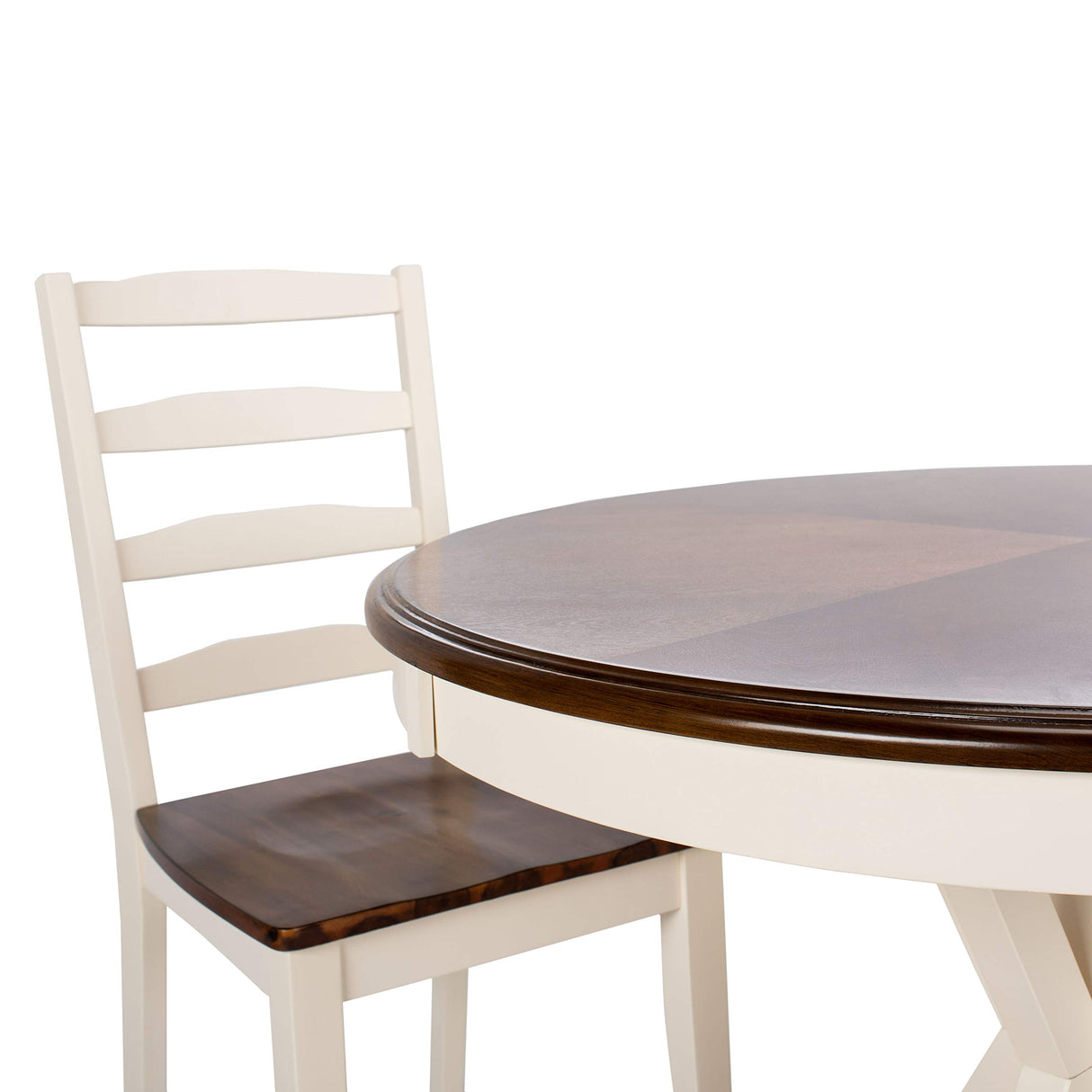 Home Collection Shay White and Natural 5-piece Dining Set