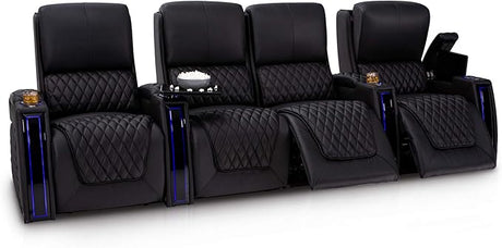 Apex Home Theater Seating - Living Room - Italian Leather - Power Recliner