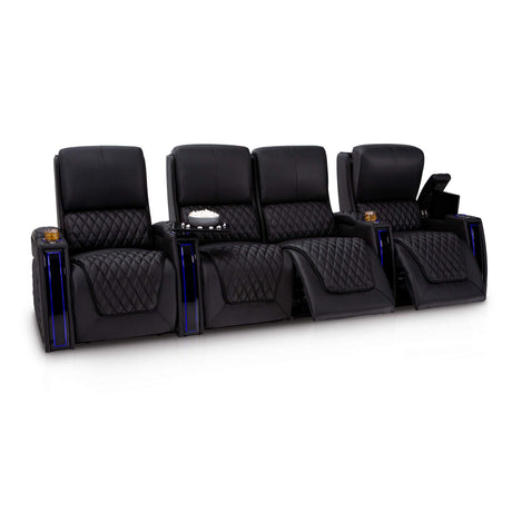 Apex Home Theater Seating - Living Room - Italian Leather - Power Recliner