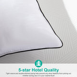Medium Firm Feathers Down/Poly Pillow Standard Size Pack of 1