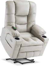 Dual Motor Power Lift Recliner Chair with Massage and Dual Heatin