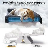 Elevated Raised Dog Bed-Cooling Outdoor Dog Cot Bed for Large Sized Dogs