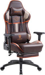 Gaming Chair High Back Computer Chair with Footrest, Breathable Quilted