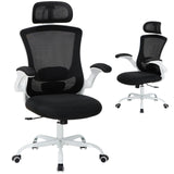 Mesh Office Chair, High Back Executive Desk Chair with Adjustable Headrest and Lumbar