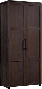 HomePlus Storage Pantry Cabinet, L: 30.71" x W: 17.21" x H: 68.82", Dakota Oak finish