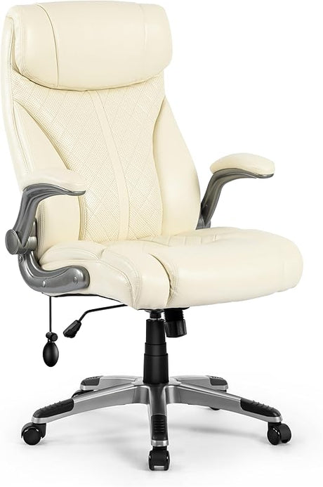 Ergonomic Office Chair,Big and Tall Leather Office Chair,Comfortable Executive Office