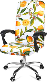 Stretch Printed Computer Office Chair Covers, Soft Fit Universal Desk Rotating Chair