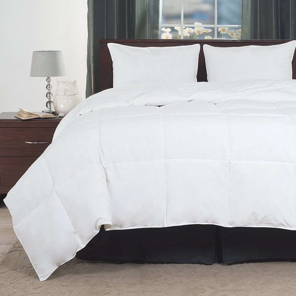 Home Alternative Comforter, Twin, White