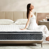 Queen Mattress 12 Inch Hybrid Mattress Queen in a Box with Memory Foam - Individually Wrapped Pocket Coils Spring,