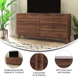 Hatfield Engineered Wood TV Stand for up to 64" TVs, Media Console/TV