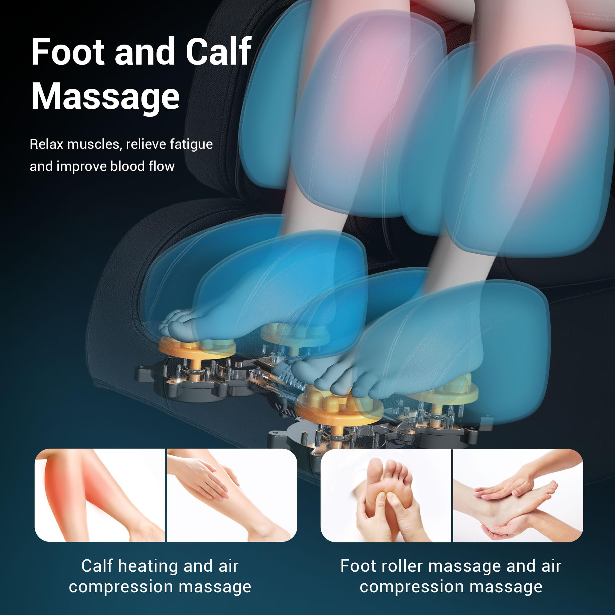 Massage Chair, Zero Gravity Shiatsu Massage Chair Full Body and Recliner