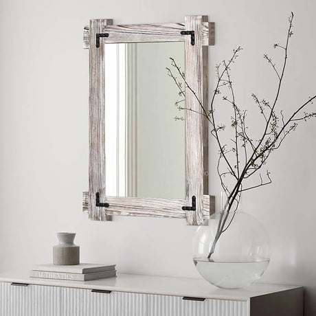 Full Length Mirror, Wood Framed Floor Mirror, Decorative Standing Leaning