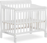 Aden 4-in-1 Convertible Mini Crib In Natural, Greenguard Gold Certified, Non-Toxic Finish,