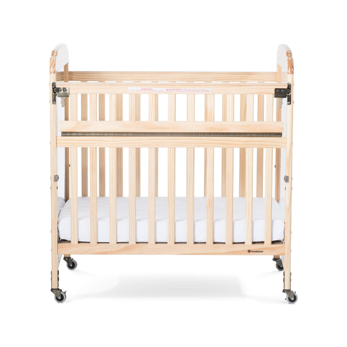 Serenity SafeReach Side Compact Crib, Nonmarking Commercial